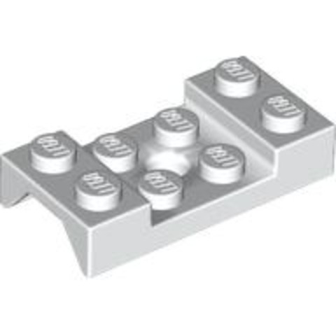 LEGO® Alkatrészek (Pick a Brick) 4600181 - Fehér 2x4 Sárvédő