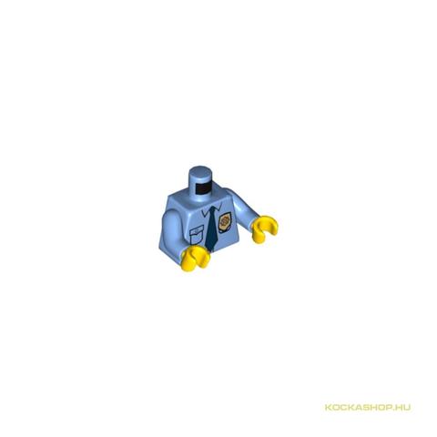 LEGO® Alkatrészek (Pick a Brick) 4609068 - Közép Kék Minifigura Felsőrész Rendőr