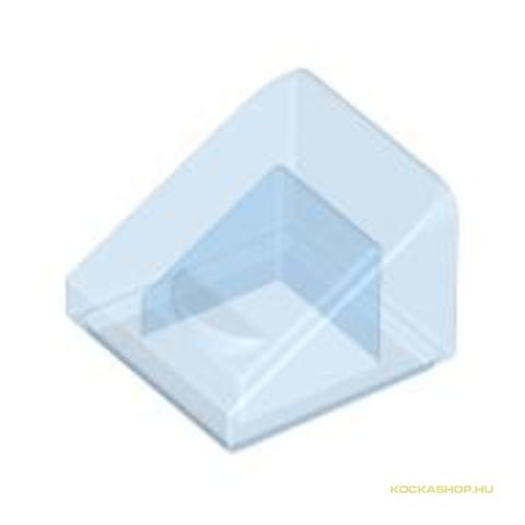 LEGO® Alkatrészek (Pick a Brick) 4611464 - Átlátszó középkék 1X1X2/3 Tetőelem