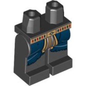 Fekete Minifigura Alsórész - Anubis Figura Alsórésze