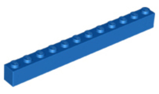 LEGO® Alkatrészek (Pick a Brick) 4614746 - Kék 1x1x12 Elem