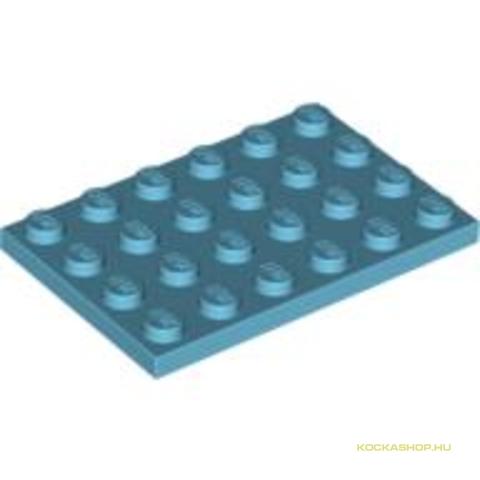 LEGO® Alkatrészek (Pick a Brick) 4619515 - Közepes azúr 4X6 Lapos Elem