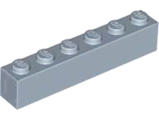 LEGO® Alkatrészek (Pick a Brick) 4620992 - Homok kék 1X1X6 Elem