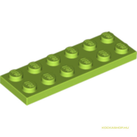 LEGO® Alkatrészek (Pick a Brick) 4621548 - Lime színű 2X6 Lapos Elem