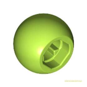 Lime színű Gömb Egyik Oldalán Lyukkal
