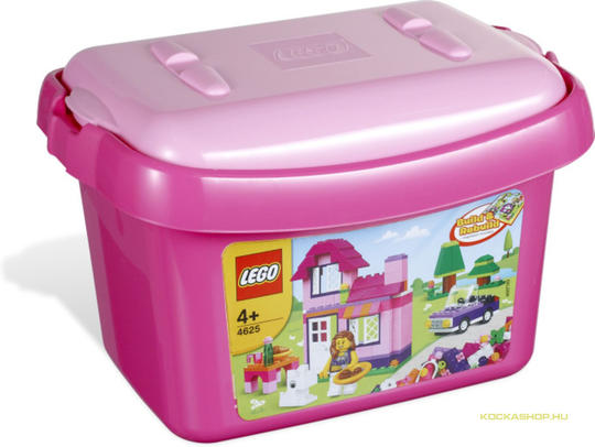 LEGO® DUPLO® 4625 - Rózsaszín elemtartó doboz