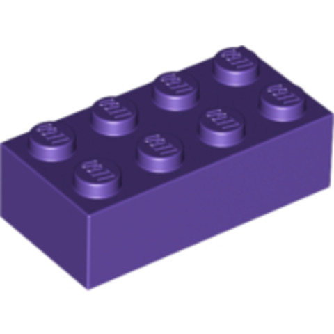 LEGO® Alkatrészek (Pick a Brick) 4626935 - Sötétlila 2x4 Kocka