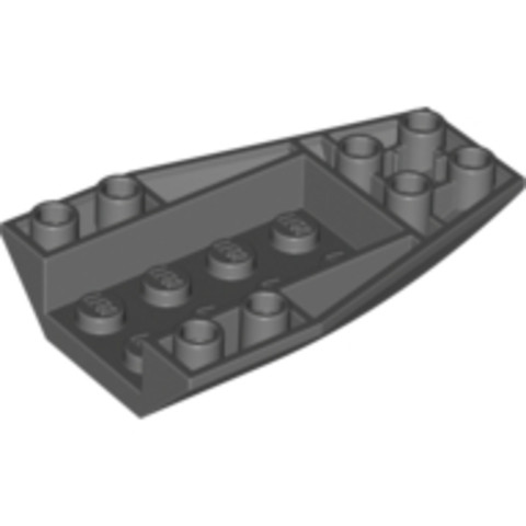 LEGO® Alkatrészek (Pick a Brick) 4636417 - Sötét Kékesszürke 4x6 Inverz Íves Elem