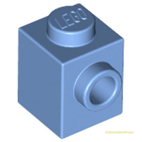 Közép Kék 1X1 Kocka +1 Gombbal