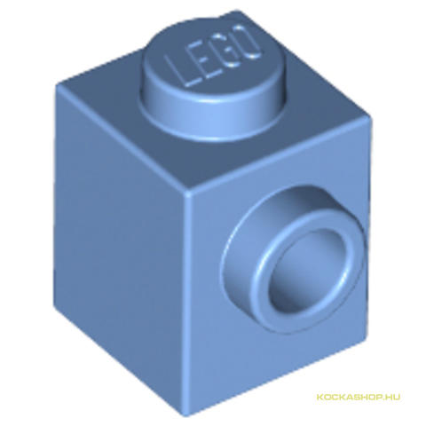 LEGO® Alkatrészek (Pick a Brick) 4649756 - Közép Kék 1X1 Kocka +1 Gombbal