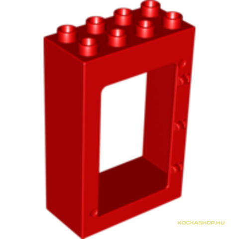 LEGO® Alkatrészek (Pick a Brick) 4651798 - Piros 2X4X5 Ajtó Keret