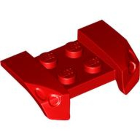 LEGO® Alkatrészek (Pick a Brick) 4653024 - Piros 2x4 Sárvédő