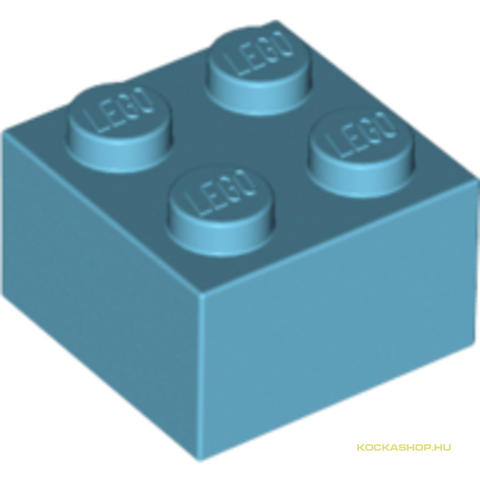 LEGO® Alkatrészek (Pick a Brick) 4653970 - Közepes azúr 1X2X2 Elem