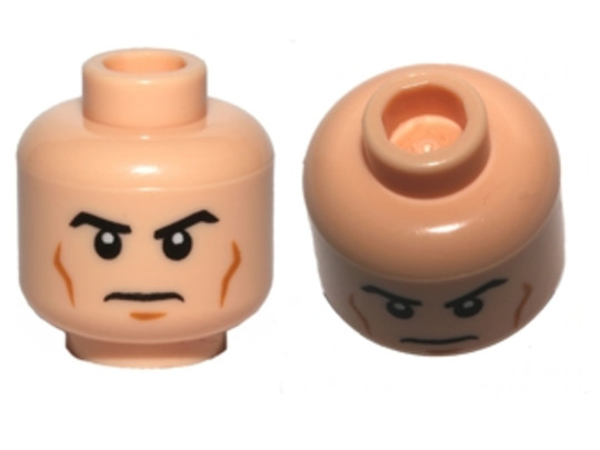 LEGO® Alkatrészek (Pick a Brick) 4662141 - Világosnugát Minifigura Fej 