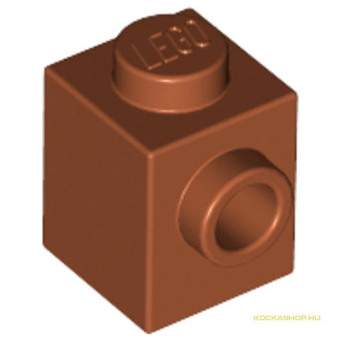 LEGO® Alkatrészek (Pick a Brick) 4666322 - Sötét Narancssárga 1x1 Kocka +1 Gombbal