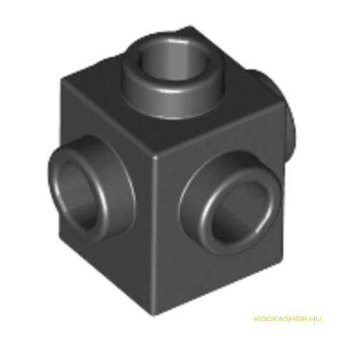 LEGO® Alkatrészek (Pick a Brick) 473326 - Fekete 1X1 Kocka +4 Gombbal
