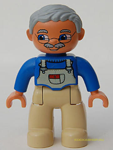 LEGO® DUPLO® 47394pb011a - Nagypapa kantáros nadrágban