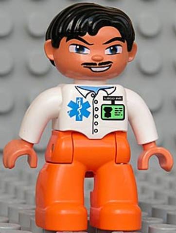 LEGO® Minifigurák 47394pb080 - DUPLO Férfi Medikus