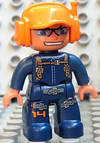 LEGO® Minifigurák 47394pb082 - DUPLO ejtőernyős
