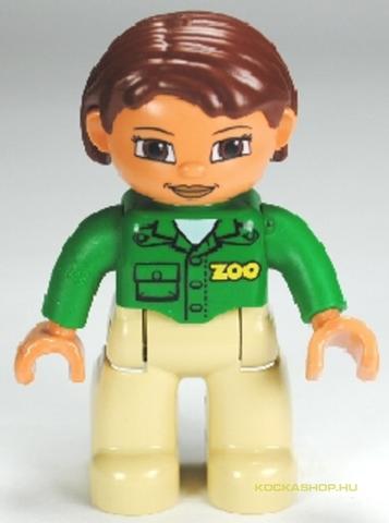 LEGO® Minifigurák 47394pb144 - DUPLO Állatkerti gondozónő