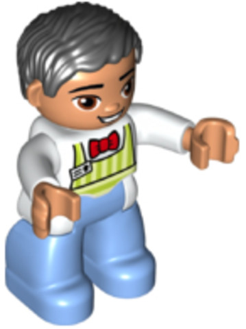 LEGO® Minifigurák 47394pb182 - Duplo Férfi figura