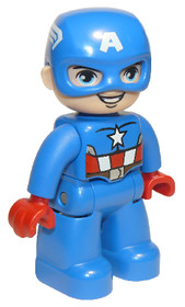 Duplo Figure Lego Ville, Captain America
