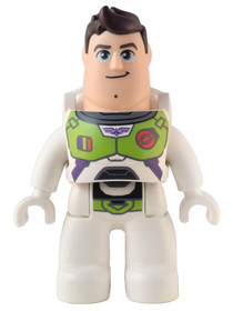 Duplo Figure Lego Ville, Male, Buzz Lightyear with Dark Brown Hair
