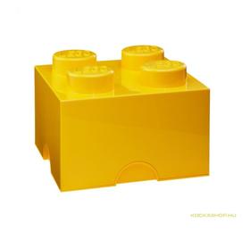 2x2 Tároló doboz - sárga színben