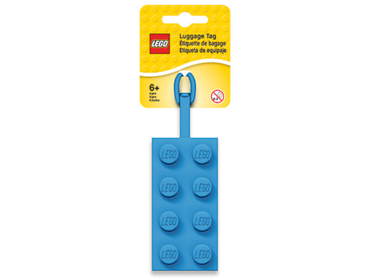 LEGO® Seasonal 5005543 - Kék Szilikon poggyászcímke