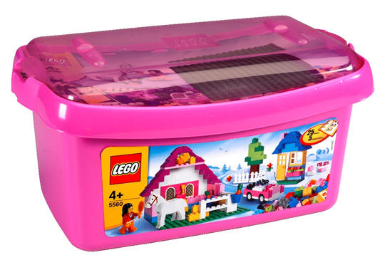 LEGO® Elemek és egyebek 5560 - Nagy építőelem doboz kislányoknak