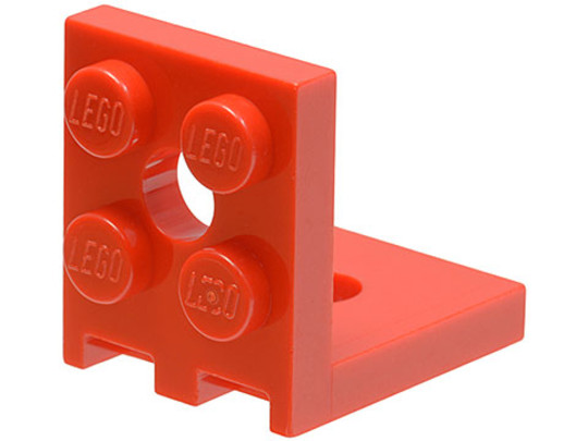LEGO® Alkatrészek (Pick a Brick) 576372 - Piros 2x2 - 2x2 Elem 2 Lyukkal