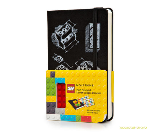 LEGO® Seasonal 588177 - Moleskine jegyzetfüzet fekete (90x140x15)