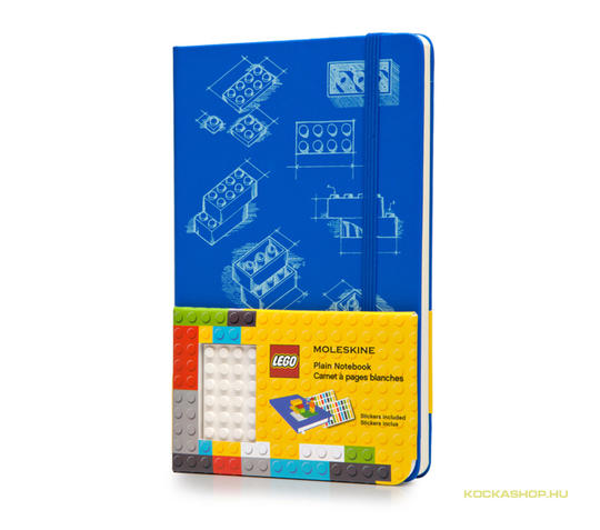 LEGO® Seasonal 588178 - Moleskine jegyzetfüzet kék (90x140x15)