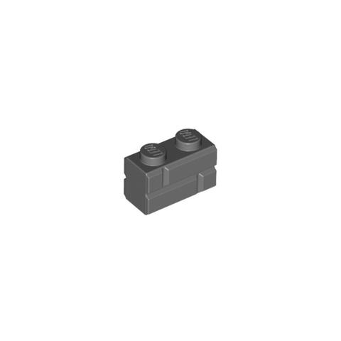 LEGO® Alkatrészek (Pick a Brick) 6000311 - Sötétkékesszürke 1x2x1Téglamintás Fal Elem