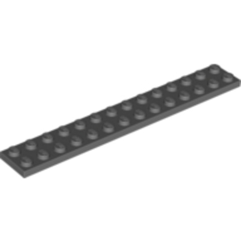 LEGO® Alkatrészek (Pick a Brick) 6000970 - Sötét Kékesszürke 2x14 Lapos Elem