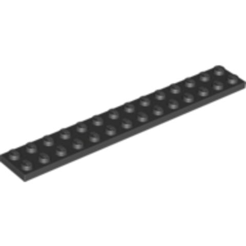 LEGO® Alkatrészek (Pick a Brick) 6001494 - Fekete 2x14 Lapos Elem