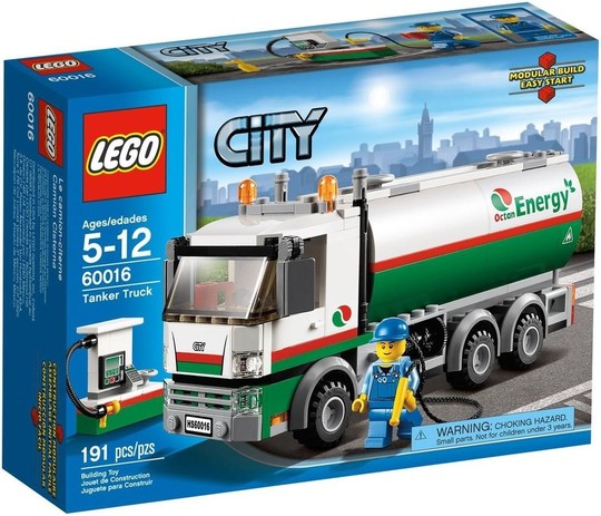 LEGO® Alkatrészek (Pick a Brick) 60016d - Tartálykocsi használt doboza