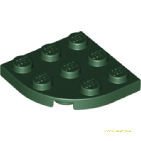 LEGO® Alkatrészek (Pick a Brick) 6001836 - Sötétzöld 3x3 sarokelem