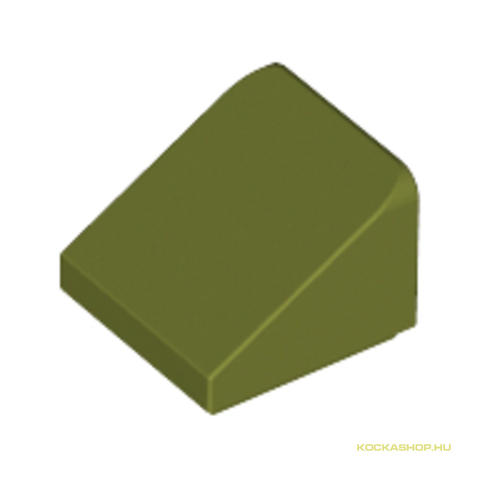 LEGO® Alkatrészek (Pick a Brick) 6002841 - Olivazöld 1X1X2/3 Tetőelem