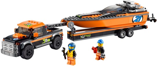 LEGO® City 60085 - 4x4-es motorcsónak szállító
