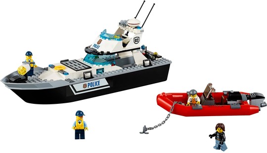 LEGO® City 60129 - Rendőrségi járőrcsónak