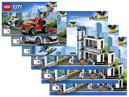 LEGO® City 60141inst - 60141-es készlet építési útmutató füzetei