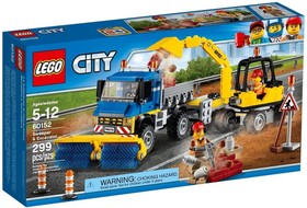 LEGO® City 60152 - Seprőgép és exkavátor