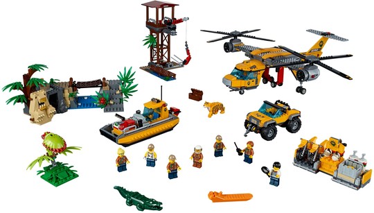 LEGO® City 60162 - Dzsungel utánpótlás-szállító helikopter