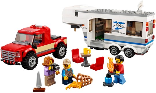 LEGO® City 60182 - Furgon és lakókocsi