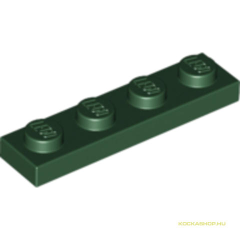 LEGO® Alkatrészek (Pick a Brick) 6020923 - Sötét zöld 1X4 Lapos Elem