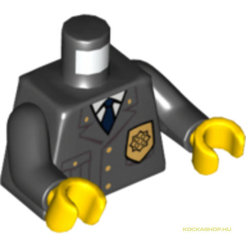 LEGO® Alkatrészek (Pick a Brick) 6022385 - Fekete Minifigura Rendőr Felsőrész