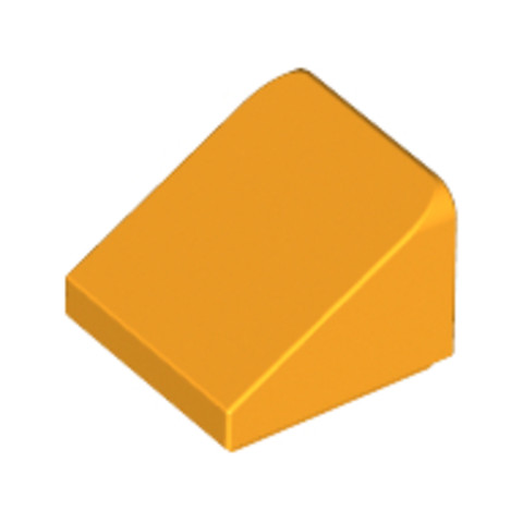 LEGO® Alkatrészek (Pick a Brick) 6023173 - Világos Narancssárga 1X1X2/3 Tetőelem