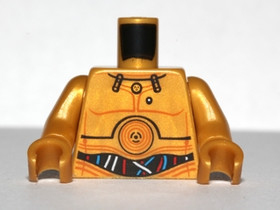 Gyöngyházarany C-3PO felsőtest