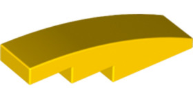 Sárga 1X4 Ívelt Elem